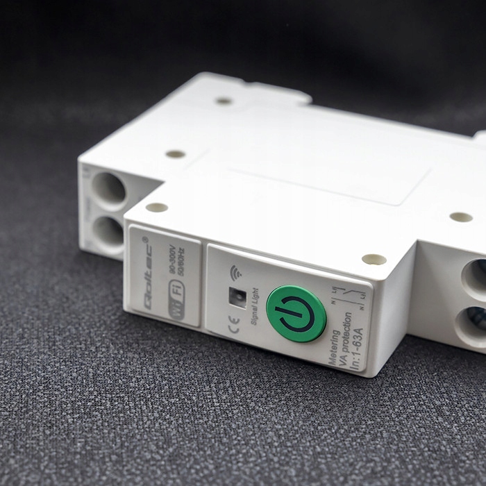 Przekaźnik Wi-fi 63A na szynę DIN z pomiarem prądu TUYA SMART LIFE