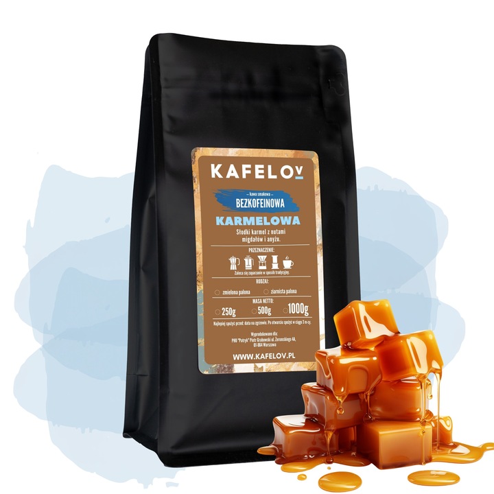 Kawa bezkofeinowa mielona 250 g KARMELOWA arabika