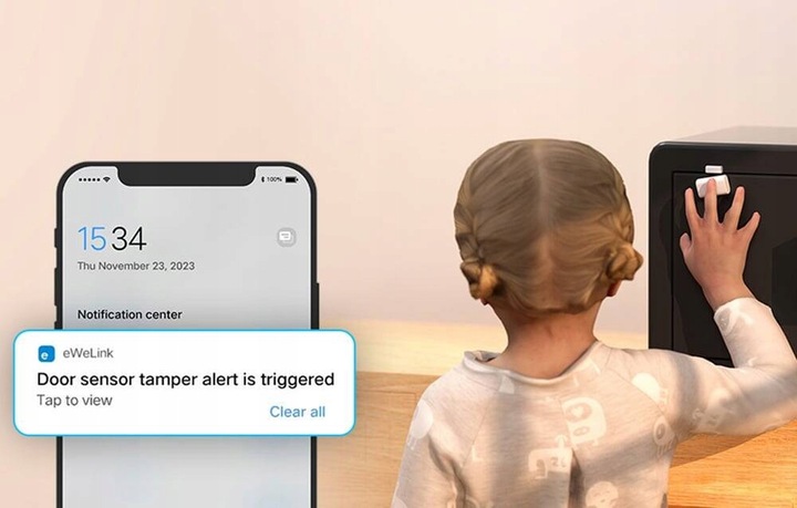 SONOFF SNZB-04P Inteligentny Czujnik Otwarcia Okien Drzwi Zigbee 3.0