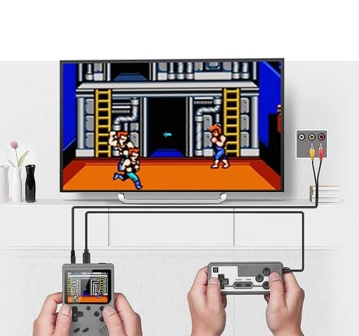 PRZENOŚNA MINI KONSOLA RETRO 400 GIER GAMEBOY DODATKOWY PAD GRA NA 2 OSOBY