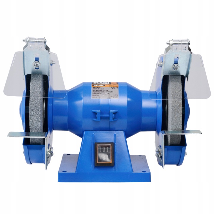 SZLIFIERKA STOŁOWA 2xKAMIEŃ 150MM BLACK