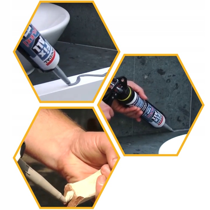 SOUDAL Klej-uszczelniacz hybrydowy Fix ALL Flexi 290 ml biały 102840