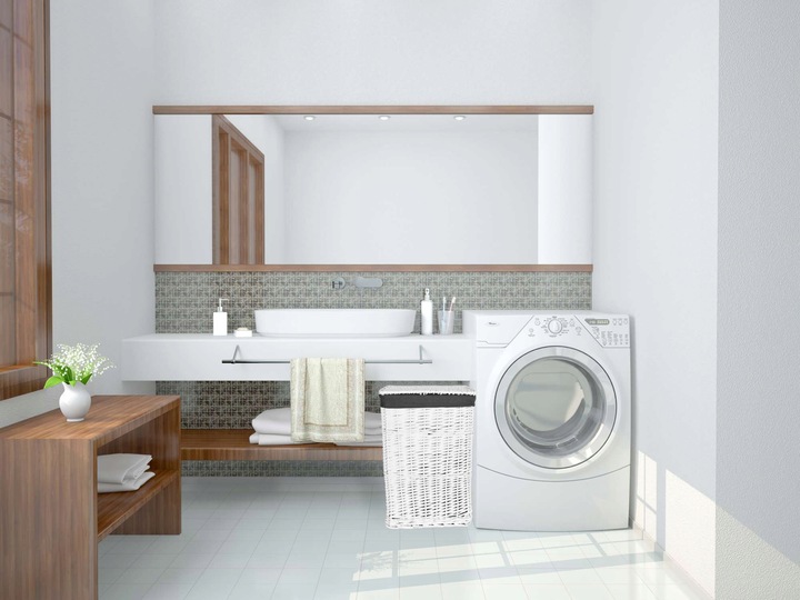 KOSZ WIKLINOWY NA PRANIE BIELIZNĘ ODZIEŻ ZABAWKI POJEMNIK BIAŁY KUFER 72L