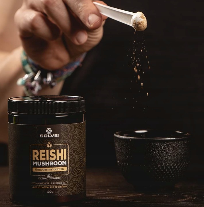 SOLVE LABS Reishi Lakownica Żółtawa 10:1 proszek 100g