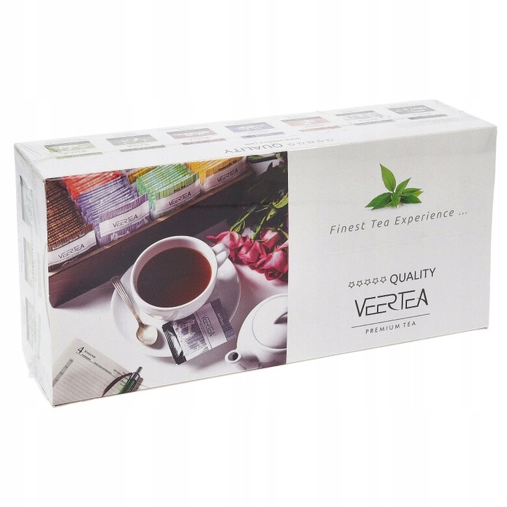 Herbata czarna Veertea Winter Applepie z jabłkiem i cynamonem 100x2g