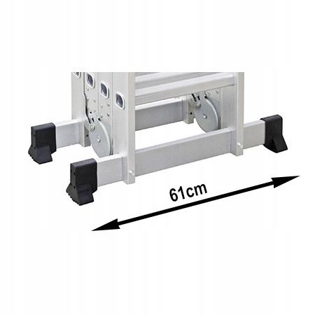 DRABINA aluminiowa składana przegubowa wielofunkcyjna 4x4 DWS44 16
