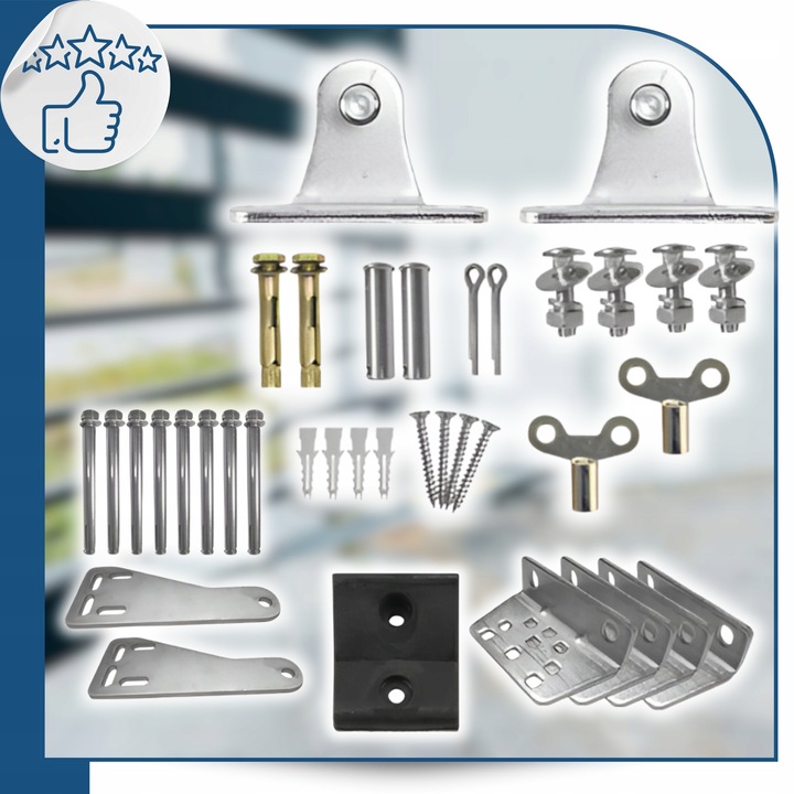 Zestaw do Bramy Dwuskrzydłowej DE200 2x2m 300kg WiFI Fotokomórka 4xPilot