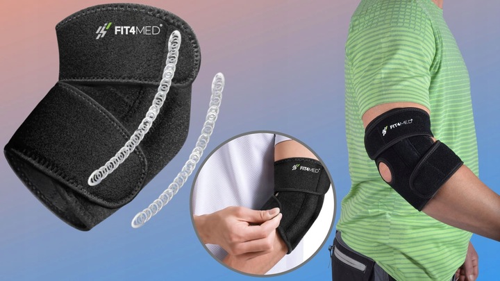 Opaska ściągacz łokieć tenisisty neoprenowa UCISKOWA na LOKIEC STABILIZATOR