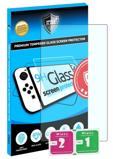 ETUI FUTERAŁ WZMOCNIONY DO NINTENDO SWITCH OLED + SZKŁO HARTOWANE HEG-001