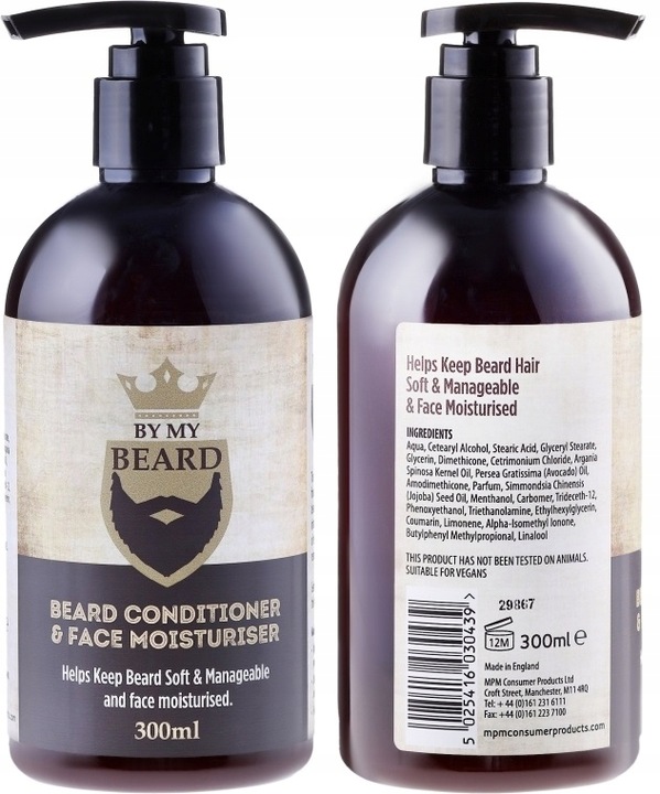 Zestaw Kosmetyków do Pielęgnacji Brody z Kartaczem i Nożyczkami + ETUI