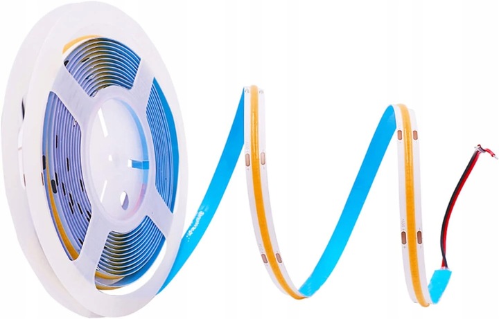 Taśma LED listwa COB 12V Neon Linia 5 metrów mocna neutralny 1080lm /