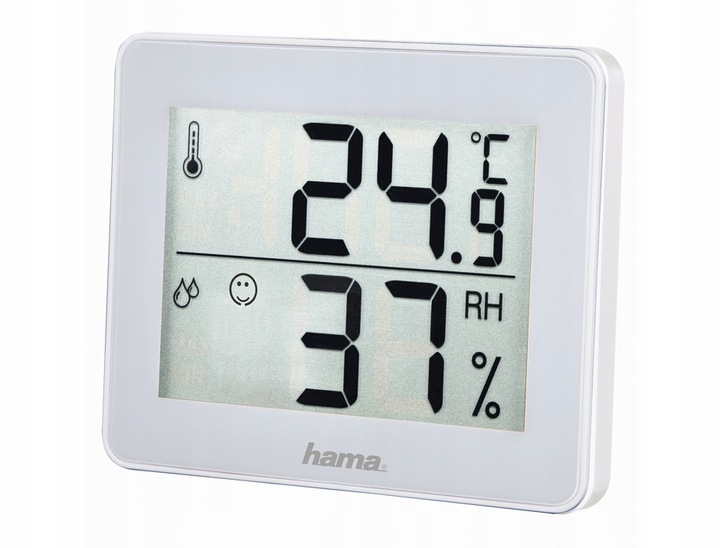Hama TERMOMETR HIGROMETR TH-130 biały temperatura wilgotność stacja