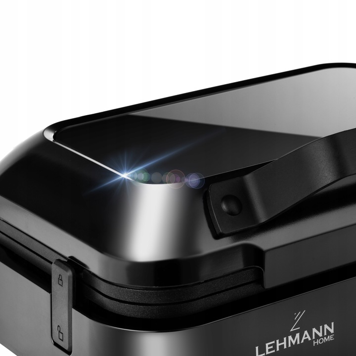 GOFROWNICA 2 DUŻE CHRUPIĄCE GOFRY MOCNA 2000W NIEPRZYWIERAJĄCA POWŁOKA