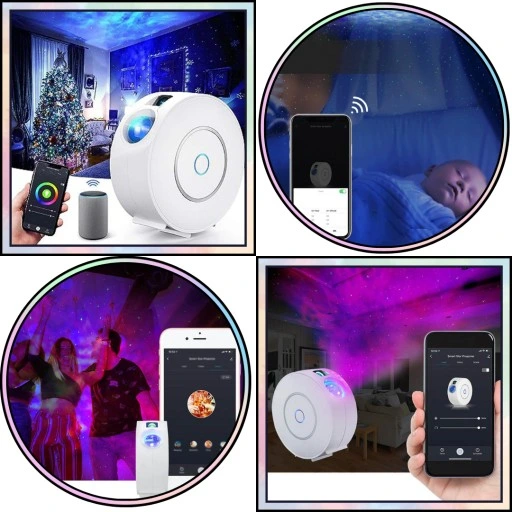 SMART Projektor Lampka Nocna LED Rzutnik GWIAZD