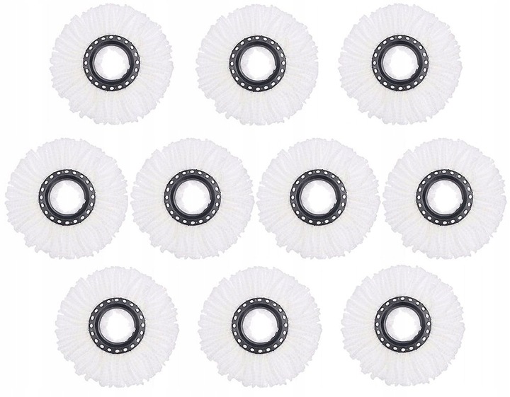 10 x WKŁAD NAKŁADKA KOŃCÓWKA DO MOPA OBROTOWEGO