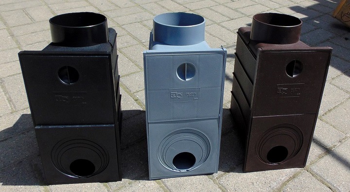 Osadnik rynnowy boczny 3 KOLORY wpust deszczowy