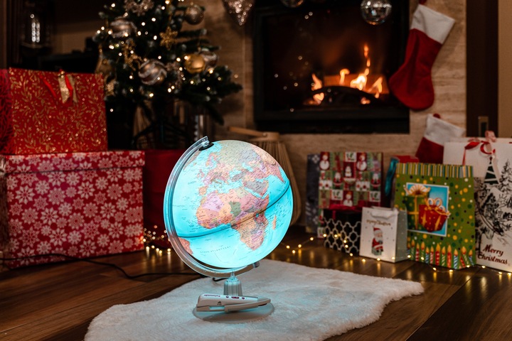 Globus interaktywny Parlamondo edukacyjny podświetlany z piórem mówiącym