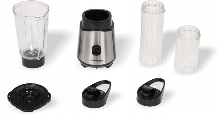 BLENDER KIELICHOWY DO SMOOTHIE KOKTAJLI 1200W MIKSUJE KRUSZY LÓD 2x