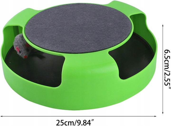 Zestaw 19 zabawek dla kota, drapak z myszą - idealne dla aktywnego