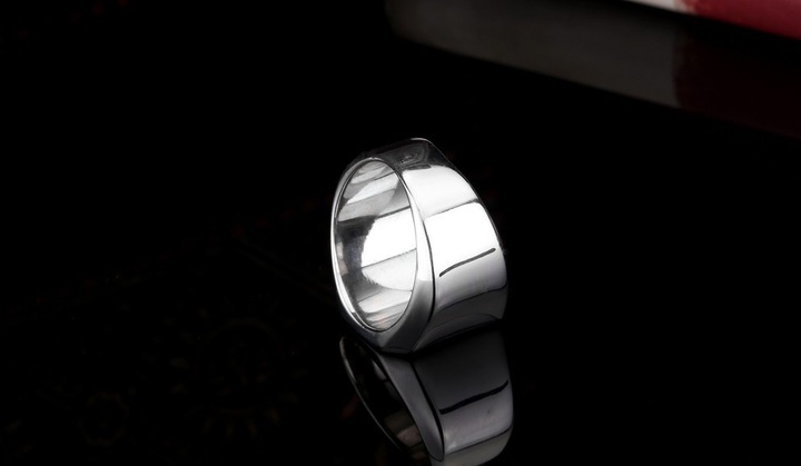 POLEROWANY STALOWY SYGNET STAL 316L JAKOŚĆ R.15