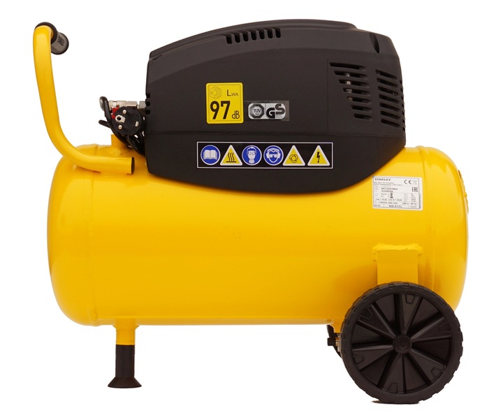 STANLEY KOMPRESOR BEZOLEJOWY SPRĘŻARKA 24L 10bar
