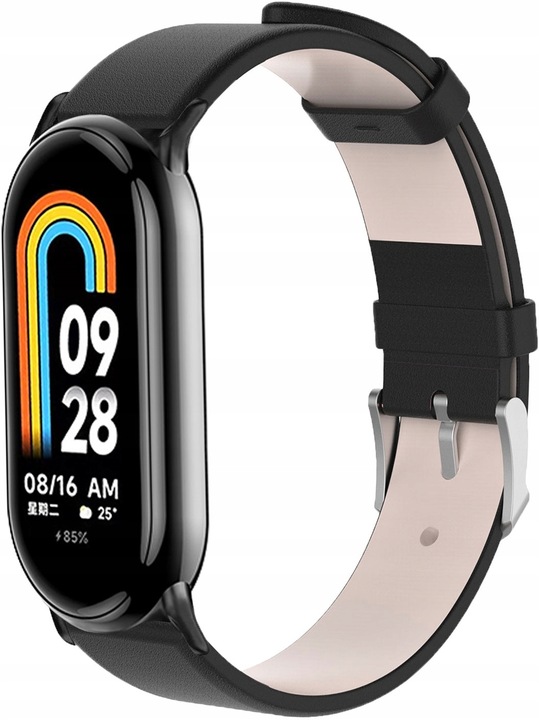 PASEK SKÓRZANY OPASKA BRANSOLETA DO SMARTBANDA XIAOMI MI BAND 8 9 5 KOLORÓW