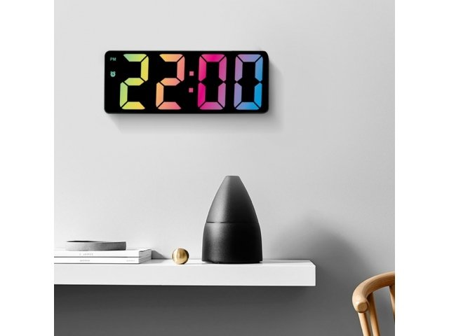 ZEGAR ZEGAREK ELEKTRONICZNY CYFROWY LCD PODŚWIETLANY TEMPERATURA