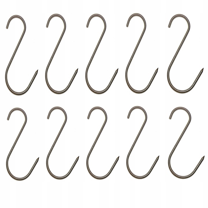 Hak haczyk wędzarniczy do wędzenia wędlin fi 5mm S/14,5cm 10 sztuk ZUT