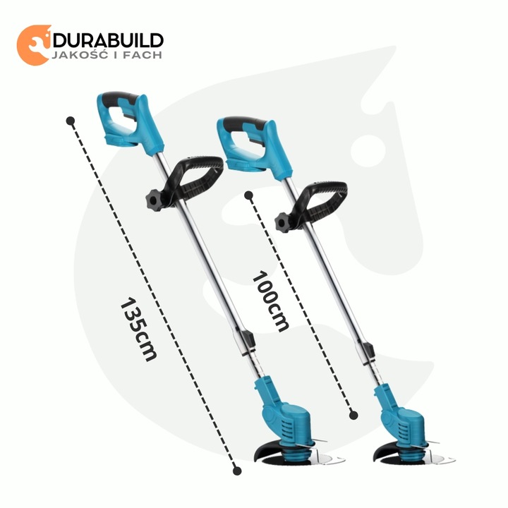 PODKASZARKA AKUMULATOROWA KOSA WYKASZARKA KOSIARKA DO TRAWY DUŻY