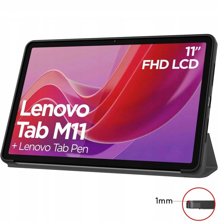 ETUI POKROWIEC DO LENOVO TAB M11 11" 2024 + SZKŁO HARTOWANE NA EKRAN