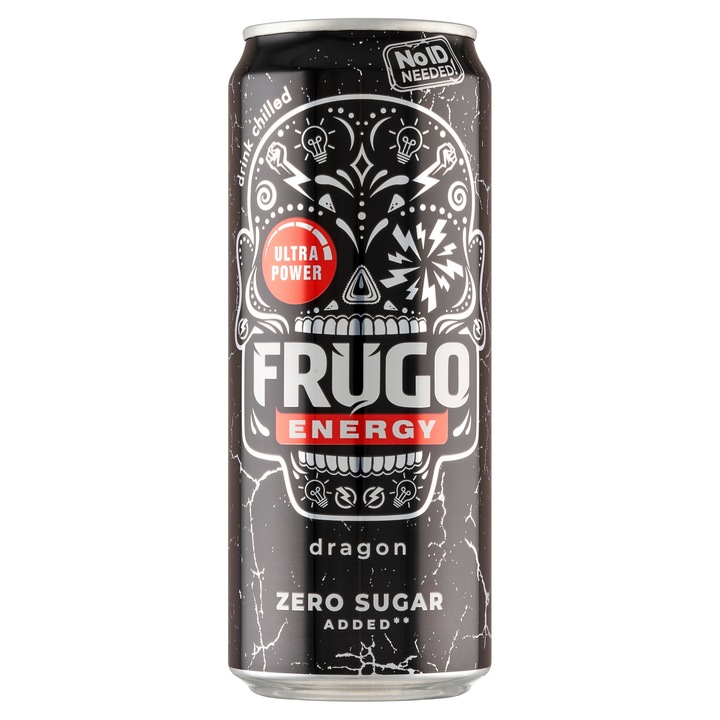 24x Frugo Energy Dragon Gazowany napój 330 ml