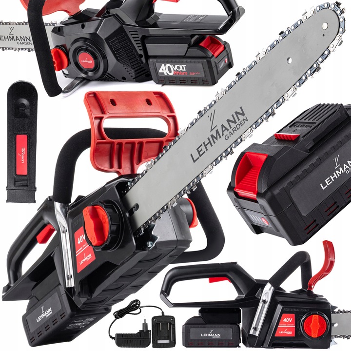 PIŁA ŁAŃCUCHOWA PILARKA AKUMULATOROWA GAŁĘZIÓWKA DREWNA MOCNA AKU 40V