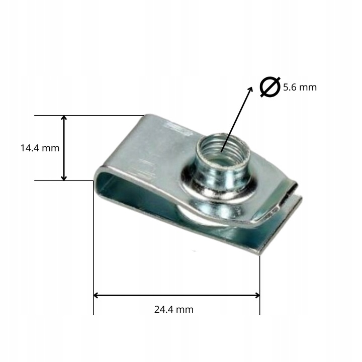 UNIWERSALNY ZESTAW MONTAŻOWY ŚRUBY BLASZKI M6 X 1.0 FIAT SEAT CITROEN VOLVO