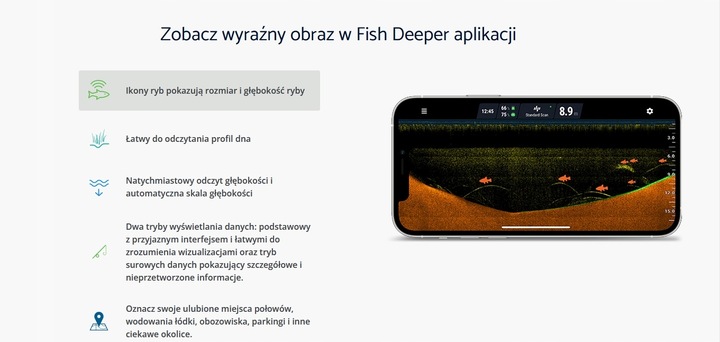 Echosonda Deeper Fishfinder START Smart Fishfinder