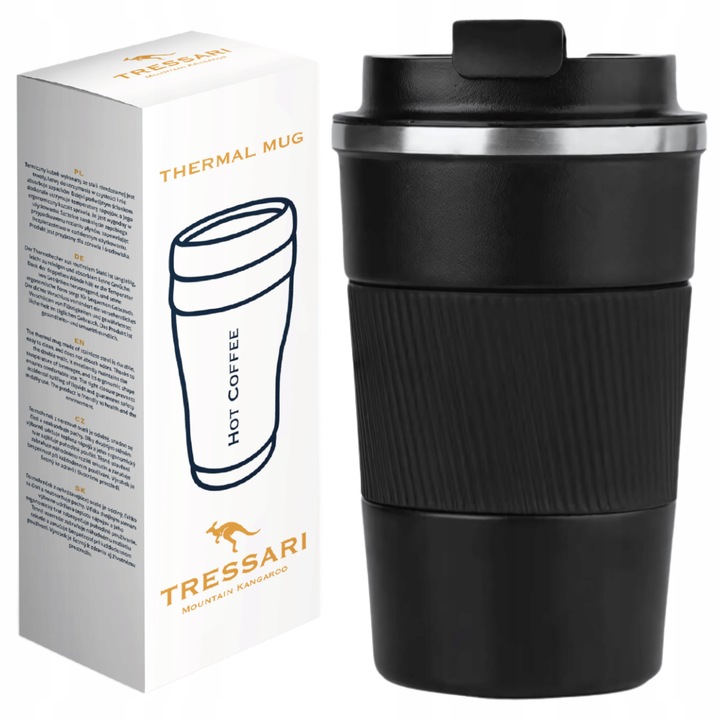 TRESSARI Kubek termiczny duży 510 ml termos na kawę herbatę szczelny