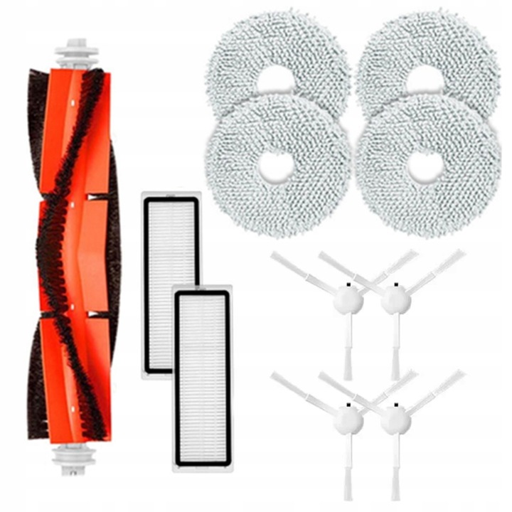Zestaw Szczotki Filtry Ścierki do Xiaomi Robot Vacuum S10+ / X10+ / X20+