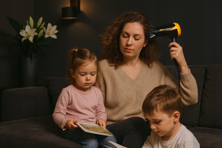 SUSZARKA DO WŁOSÓW TURBO 90km/h +DYFUZOR +KONCETRATOR RIWALL RDS-01