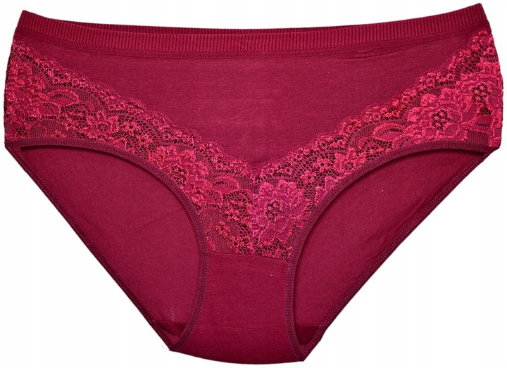 MAJTKI damskie bawełniane KORONKOWE BAWEŁNA figi rozmiar 3XL x 6 sztuk