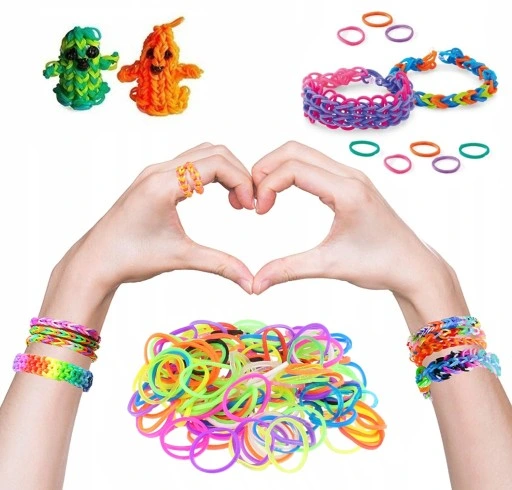 Gumki do robienia BRANSOLETEK DUŻU zestaw 4400+el XXL PREZENT