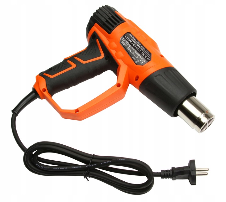 OPALARKA ELEKTRYCZNA 2000W OPALARKA DO DREWNA FARB 5el. 2 BIEGI