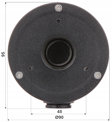 Puszka montażowa adapter do kamer cctv uchwyt DVS PFA134 BLACK dahua