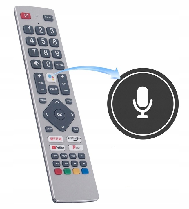 PILOT GŁOSOWY DO TV SHARP AQUOS 40BL3IA 40BL3KA 40BL3EA 40BL5EA
