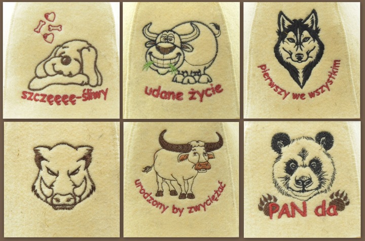 Czapka do sauny SZOP rozmiar L