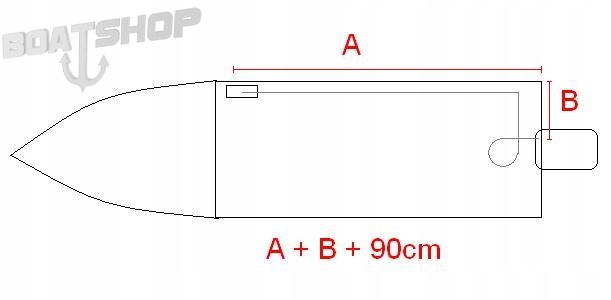 CIĘGNO MANETKI C2 7FT - 2,13M RED