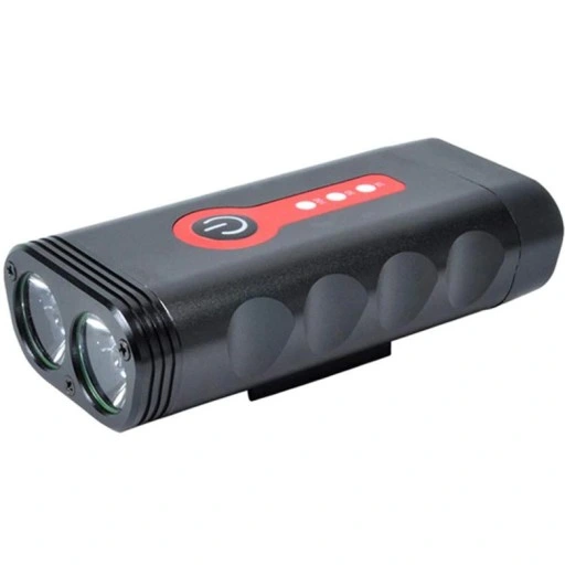 LAMPKA ROWEROWA LED PRZÓD 1800 LUMENÓW MOCNA + TYŁ