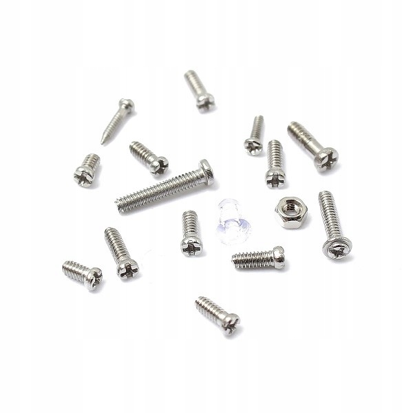 ZESTAW ŚRUBEK ŚRUBKI NAKRĘTEK 1000 SZT DO NAPRAWY OKULARÓW M1.4 M1.6 STAL