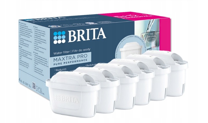 6 szt. wkład filtrujący wodę do dzbanka BRITA Maxtra PRO Pure