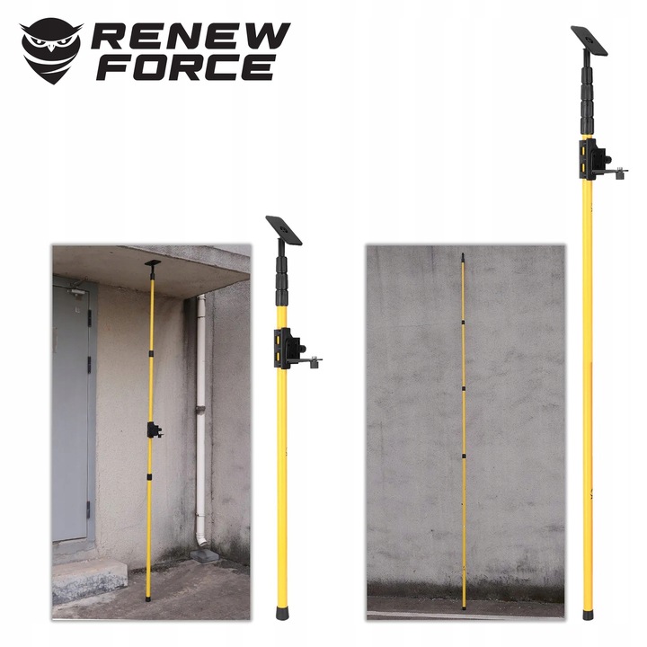 STABILNA Tyczka Statyw do Lasera Poziomicy Laserowej ROZPOROWA XL