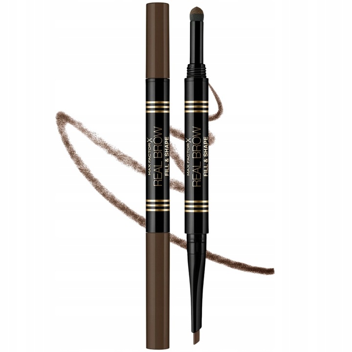Max Factor Real Brow Fill Shape Dwustronna Kredka Do Brwi 03 Medium Brown