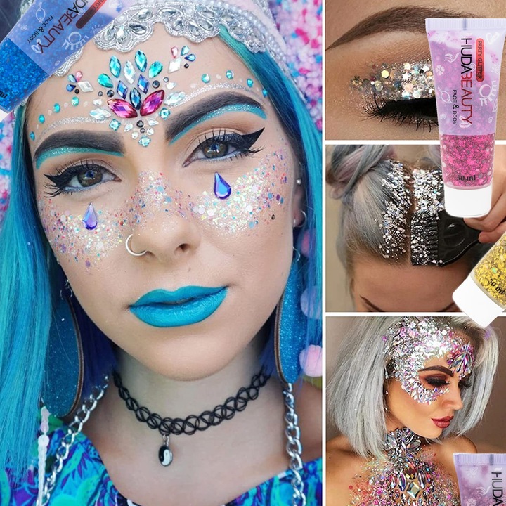 BROKAT DO ZDOBIENIA TWARZY CIAŁA UST WŁOSÓW GEL